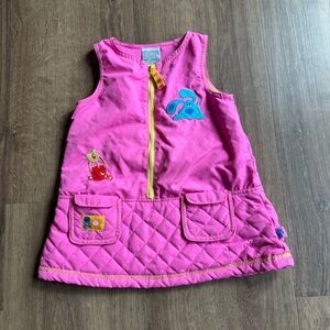 Vintage Blue's Clues Pink Girls Dress 24 Months Nick Jr. Y2K Frilly Casual Retro